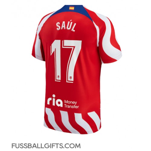 Atletico Madrid Saul Niguez #17 Fußballbekleidung Heimtrikot 2022-23 Kurzarm